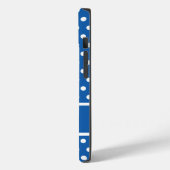 Blue Polka Dots Case-Mate iPhone Case (Achterkant / Links)