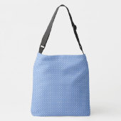 Blue Polka Dots Crossbody Tas (Achterkant)