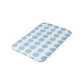 Blue Polka Dots Design Badmat (Gekanteld)