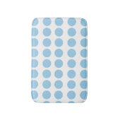 Blue Polka Dots Design Badmat (Voorkant Verticaal)