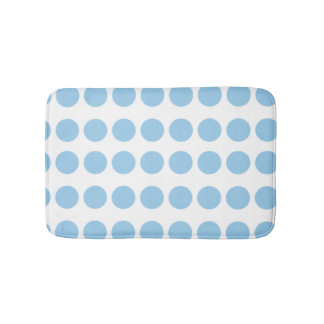 Blue Polka Dots Design Badmat