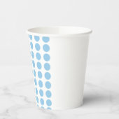 Blue Polka Dots Design Papieren Bekers (Links)