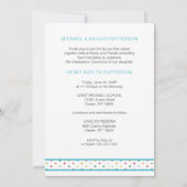 Blue Polka Dots Funny Graduate Photo Graduation  Kaart (Achterkant)