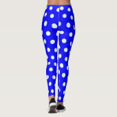 Blue Polka Dots Leggings (Achterkant)