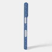 Blue Polka Dots Persoonlijke foto Case-Mate iPhone Case (Achterkant / Rechts)