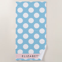 Blue Polka Dots, Polka Dot Pattern, Jouw naam