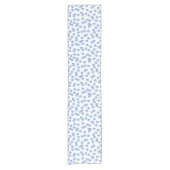 Blue Polka Dots Short Table Runner Korte Tafelloper (Voorkant)