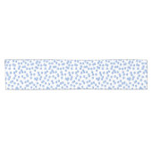 Blue Polka Dots Short Table Runner Korte Tafelloper (Horizontaal)