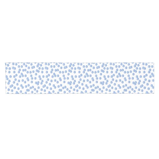 Blue Polka Dots Short Table Runner Korte Tafelloper (Horizontaal)