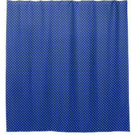 Blue Polka Dots Shower Curtain Douchegordijn