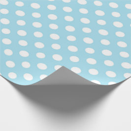 Blue Polkadot Modern Cute Baby Boy Cadeaupapier