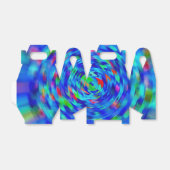 Blue Pond Ripple Bedankdoosjes (Uitgevouwen)