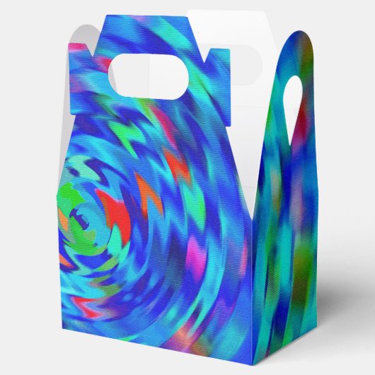 Blue Pond Ripple Bedankdoosjes (Geopend)