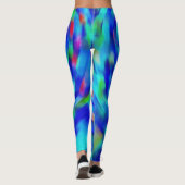 Blue Pond Ripple Leggings (Achterkant)