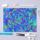 Blue Pond Ripple Tissuepapier (Craft)