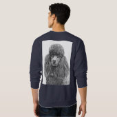 Blue Poodle Sweatshirt (Achterkant volledig)