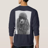 Blue Poodle Sweatshirt (Achterkant)