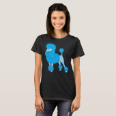 Blue Poodle       T-shirt (Voorkant volledig)