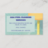 Blue Pool-onderhoud Visitekaartje (Voorkant)