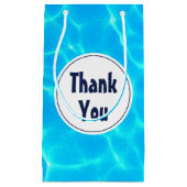 Blue Pool Water Foto: Dank je wel Klein Cadeauzakje (Voorkant)