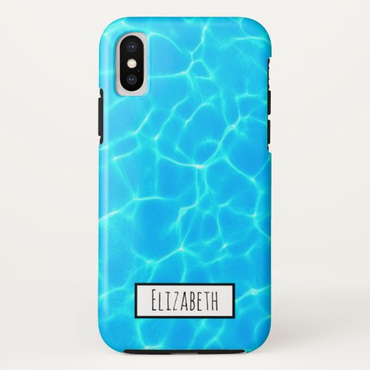 Blue Pool Water Foto wissen Case-Mate iPhone Case (Achterkant)