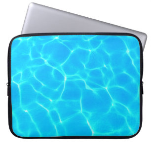 Blue Pool Water Foto wissen Laptop Sleeve