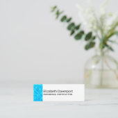 Blue Pool Water Foto wissen Mini Visitekaartje (Staand voorkant)