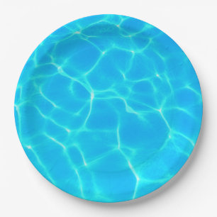 Blue Pool Water Foto wissen Papieren Bordje