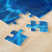 Blue Pool Water Jigsaw Puzzle Legpuzzel (Zijkant)