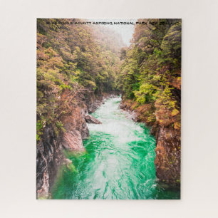 Blue Pools Wandelroute, Mount Aspiring National Pa Legpuzzel