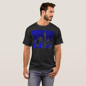 Blue Pop Art New York City T-shirt (Voorkant volledig)