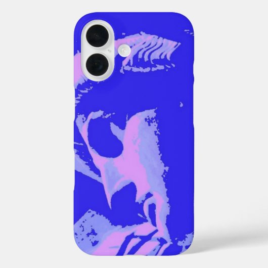 Blue Pop Art Vrijheidsbeeld Case-Mate iPhone Case (Achterkant)