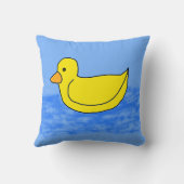 Blue Popcorn Anime Ducky Kussen (Achterkant)
