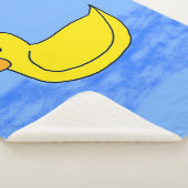 Blue Popcorn Anime Ducky Sherpa Deken (3/4)