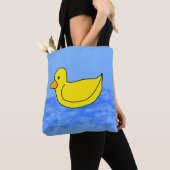 Blue Popcorn Anime Ducky Tote Bag (Dichtbij)