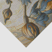 Blue Poppies Decoupage Tissuepapier (Detail)