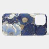 Blue Poppies  geïnspireerd iPhone Hoesje (Achterkant horizontaal)