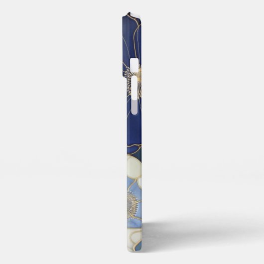 Blue Poppies  geïnspireerd iPhone Hoesje (Linkerkant)