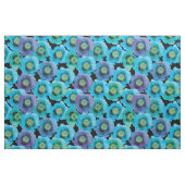 Blue Poppies Pattern Stof (Fat Quarter)