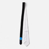 Blue Poppy Art Deco Stropdas (Achterkant)