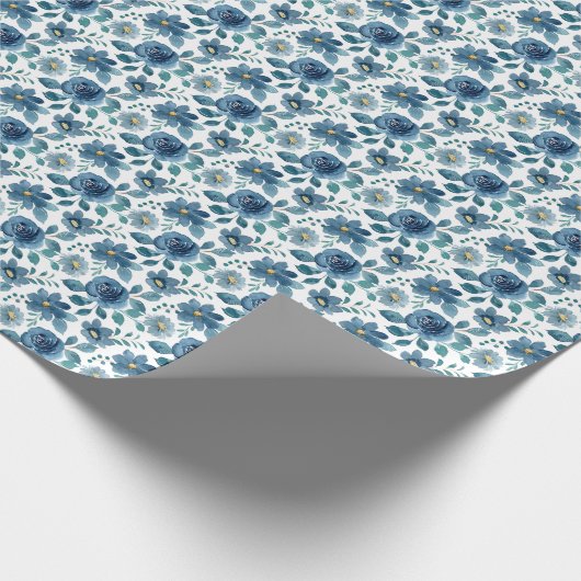 Blue Porcelain Garden Cadeaupapier (Hoek)