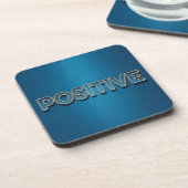 Blue Positive Affirmation Onderzetter Set (Linkerzijde)