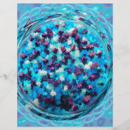 Blue Potpourri Bulk Scrapbook Paper Pages Flyer