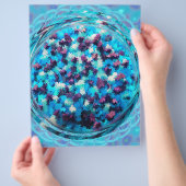 Blue Potpourri Bulk Scrapbook Paper Pages Flyer (Hand)