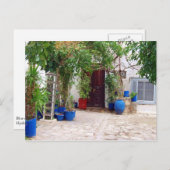 Blue Pottery Briefkaart (Voorkant / Achterkant)