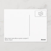 Blue Pottery Briefkaart (Achterkant)