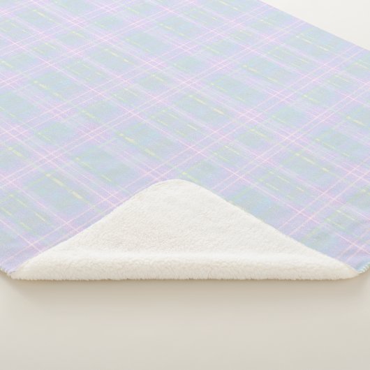 Blue Praire Plaid Sherpa Deken (3/4)