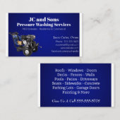 Blue Pressure Washing Company Visitekaartje (Voorkant / Achterkant)