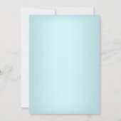 Blue Prince Baby shower Uitnodiging (Achterkant)