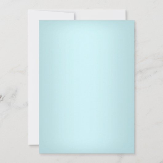 Blue Prince Baby shower Uitnodiging (Achterkant)